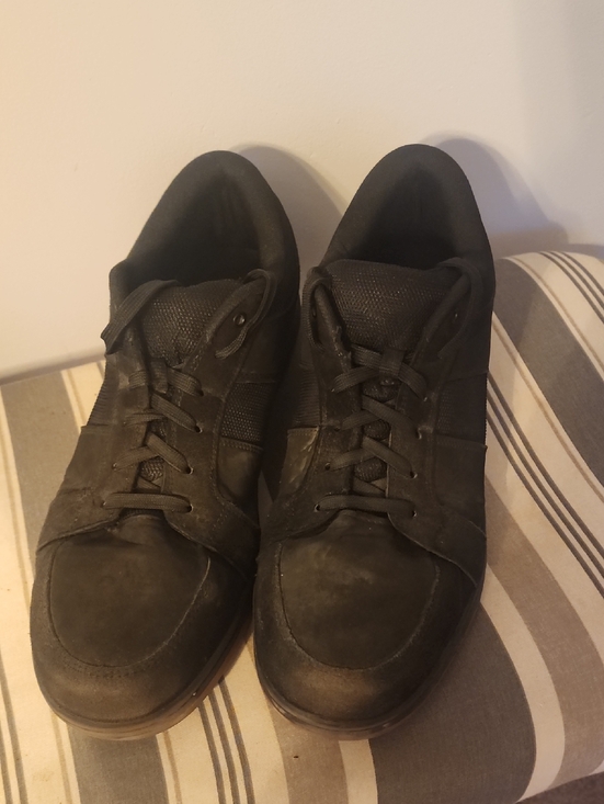 Brahma Other - Brahma Men's Black Steel Toe Lace-Up Sneakers